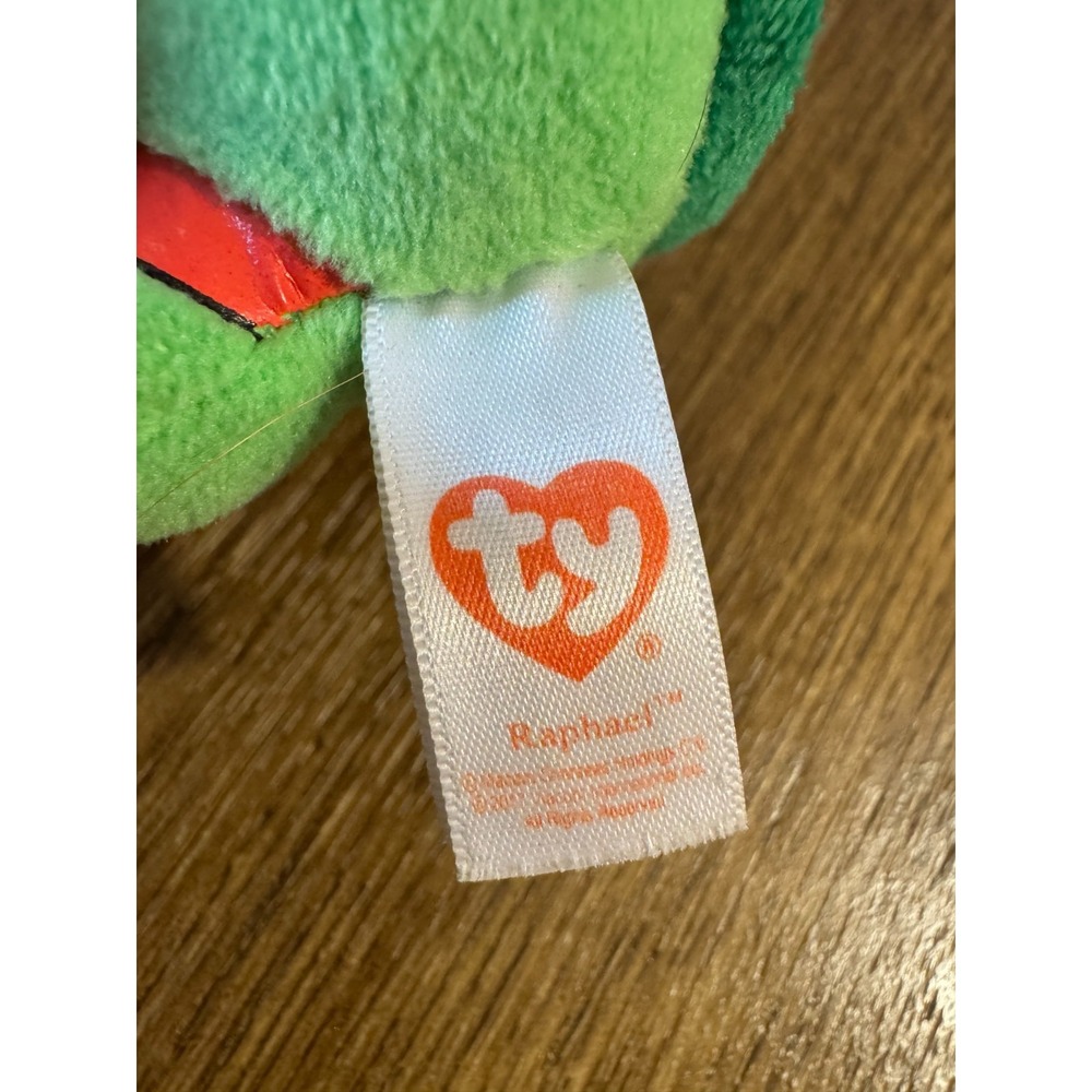TY Teenage Mutant Ninja Turtles TMNT Plush Toy Lot Michaelangelo Raphael 2017 - Picture 9 of 10